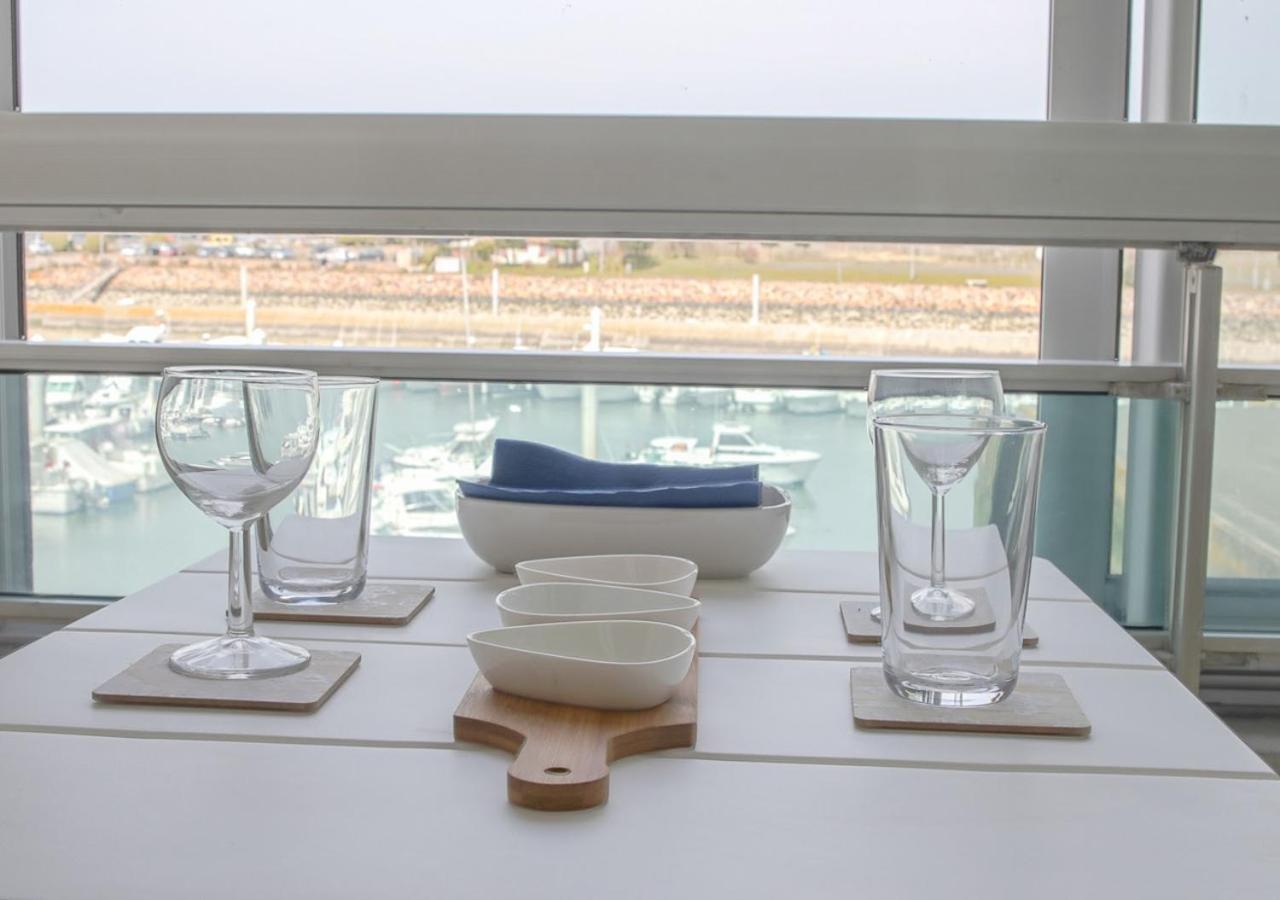Le Greement - Appt Vue Sur Le Port Lejlighed Courseulles-sur-Mer Eksteriør billede